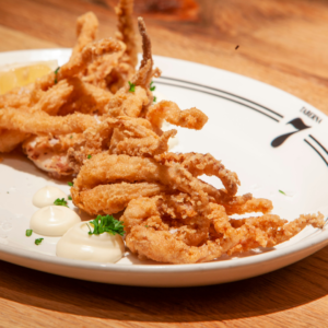 Andalusian-style fried squid legs